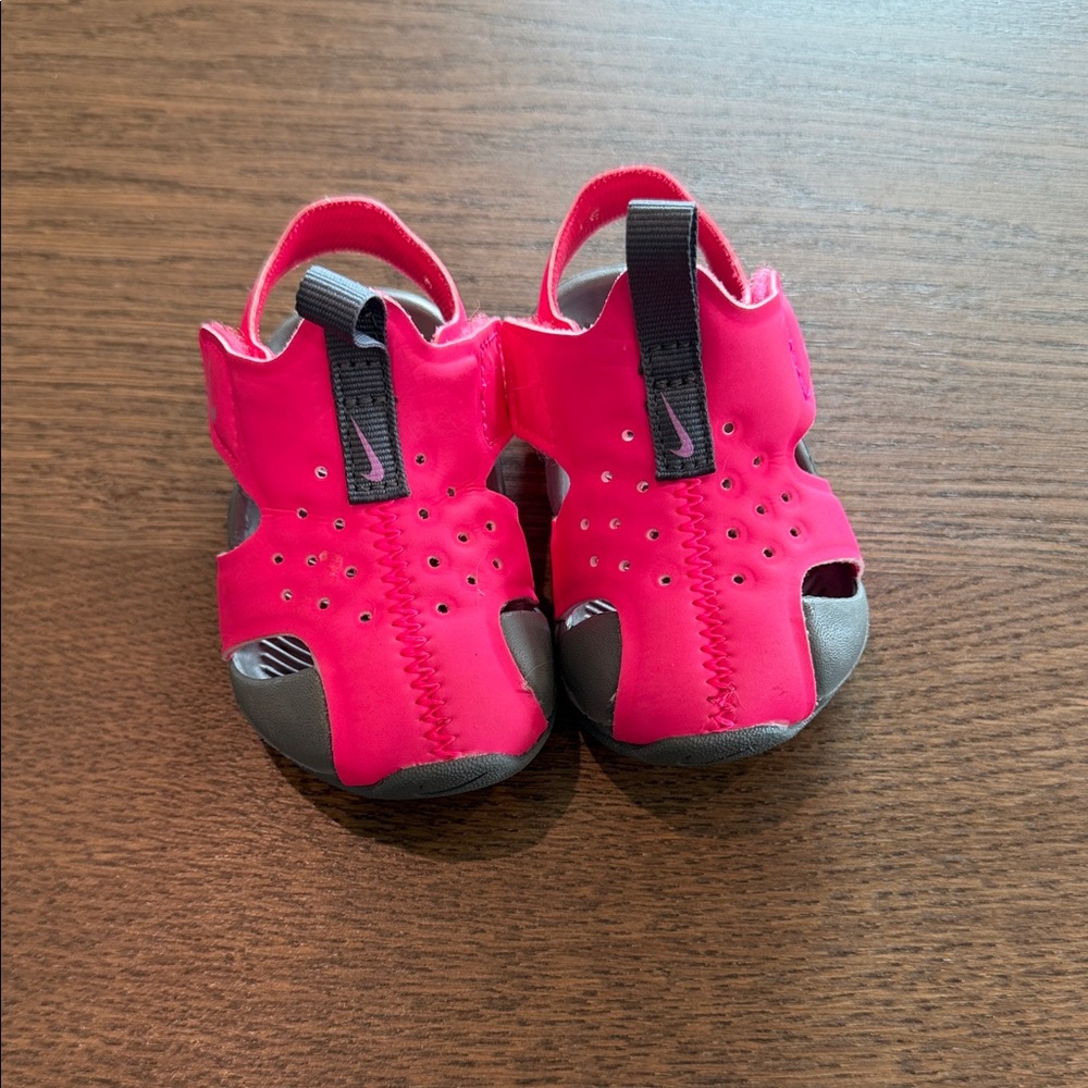 Nike Kids Hot Pink and Gray Water Shoes
